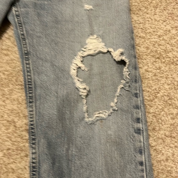 Men’s Distressed Lee Relaxed Fit Jeans 33 x 30 - Picture 5 of 15